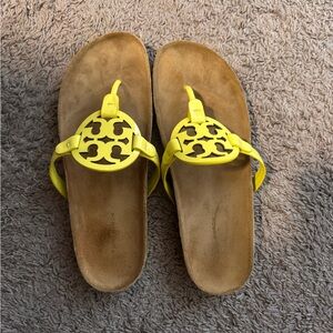 EUC only worn once size 11 yellow Tory Burch shoes